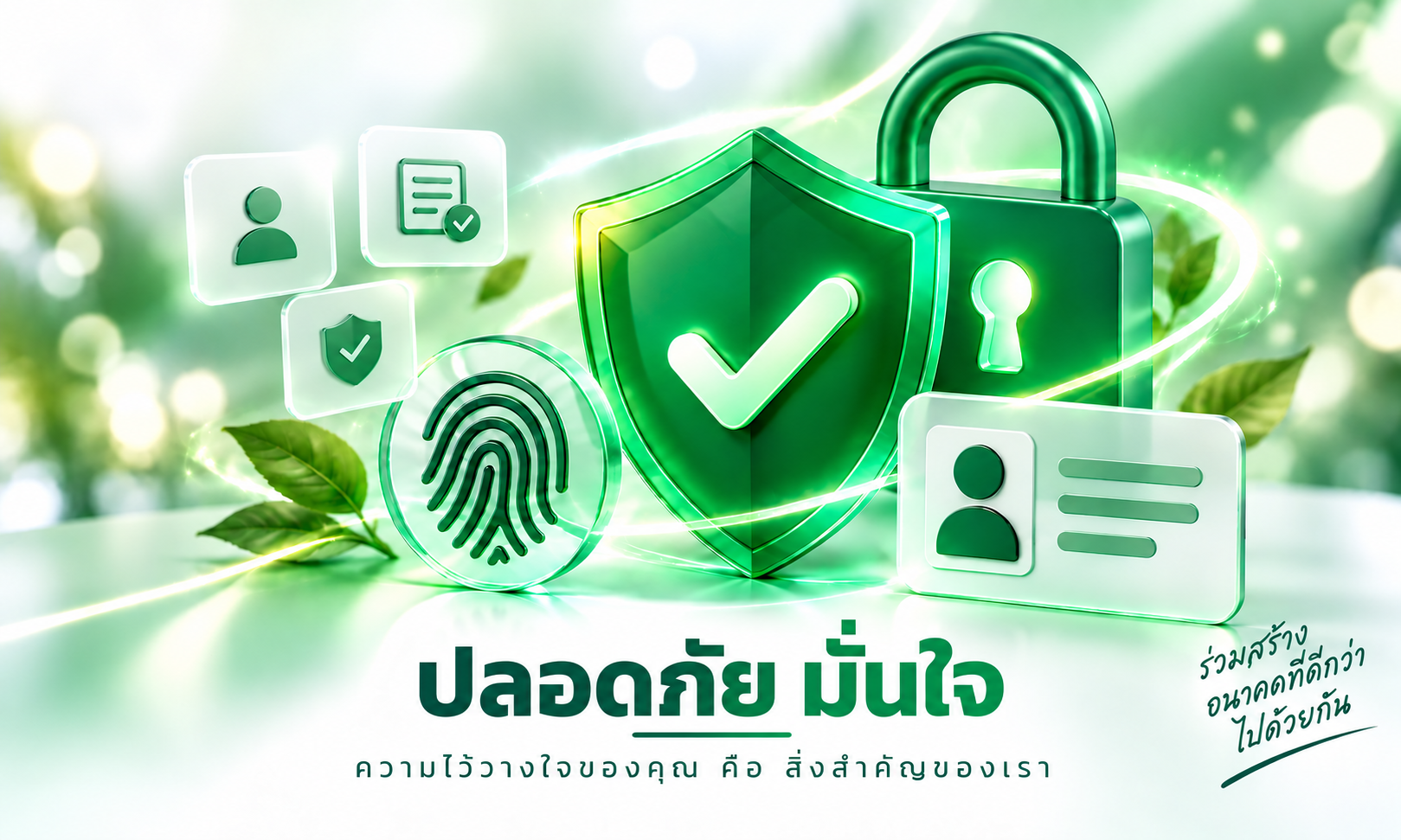 บัญชีปลอดภัยพร้อมใช้งาน